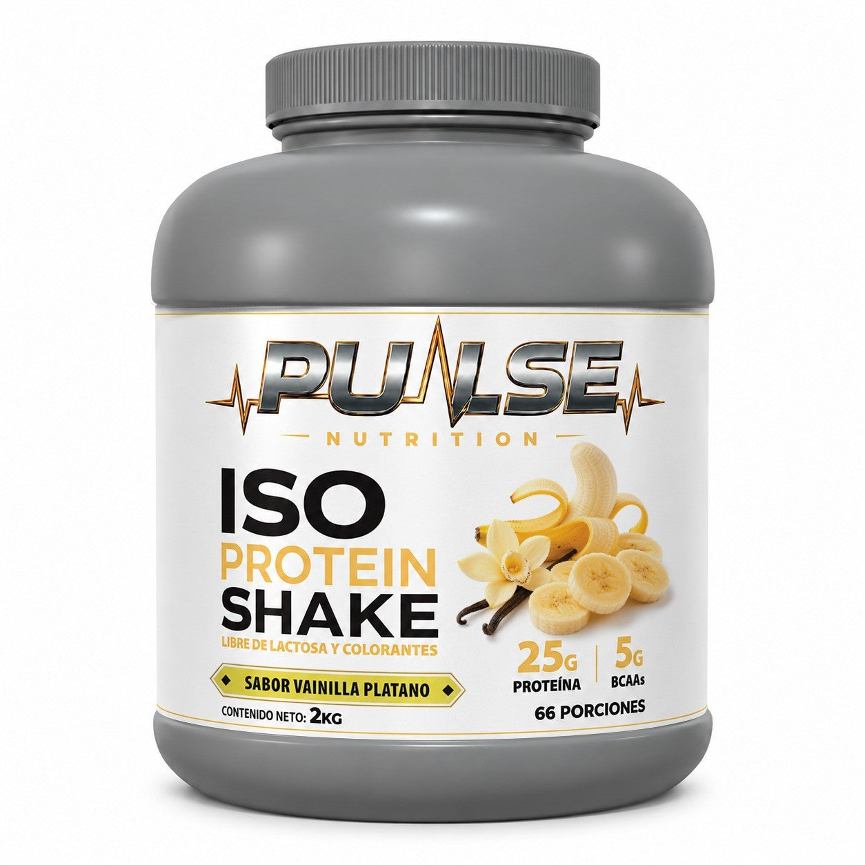Proteína ISO Shake 2kg 66 Servicios - Pulse Nutrition