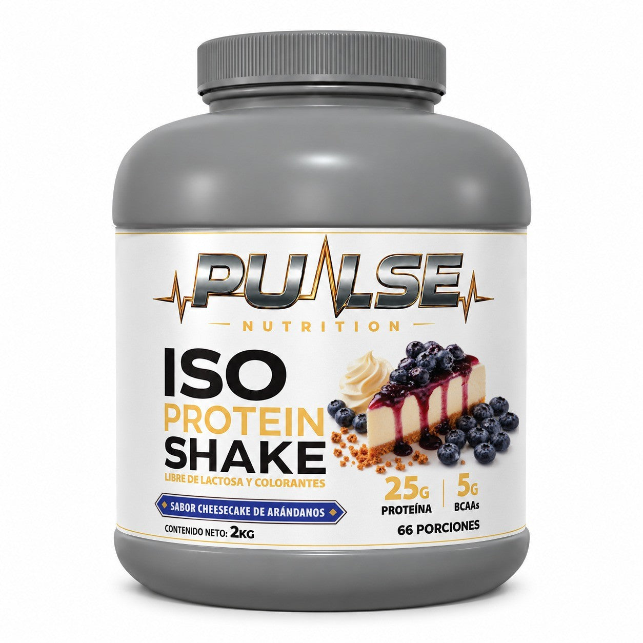 Proteína ISO Shake 2kg 66 Servicios - Pulse Nutrition