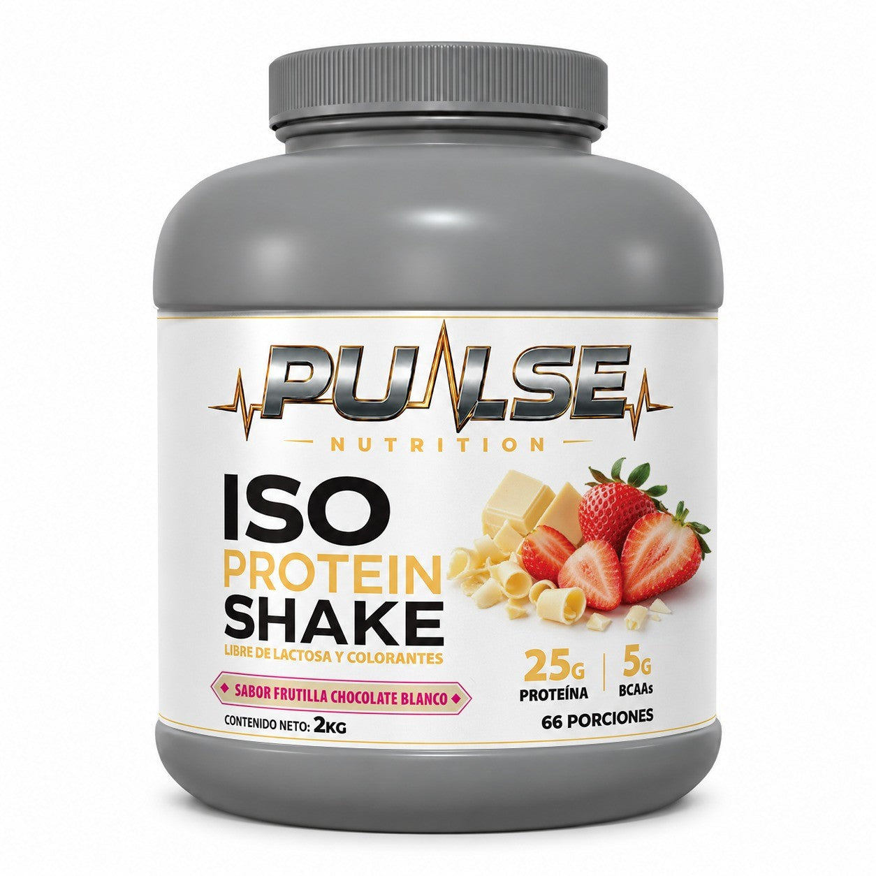 Proteína ISO Shake 2kg 66 Servicios - Pulse Nutrition