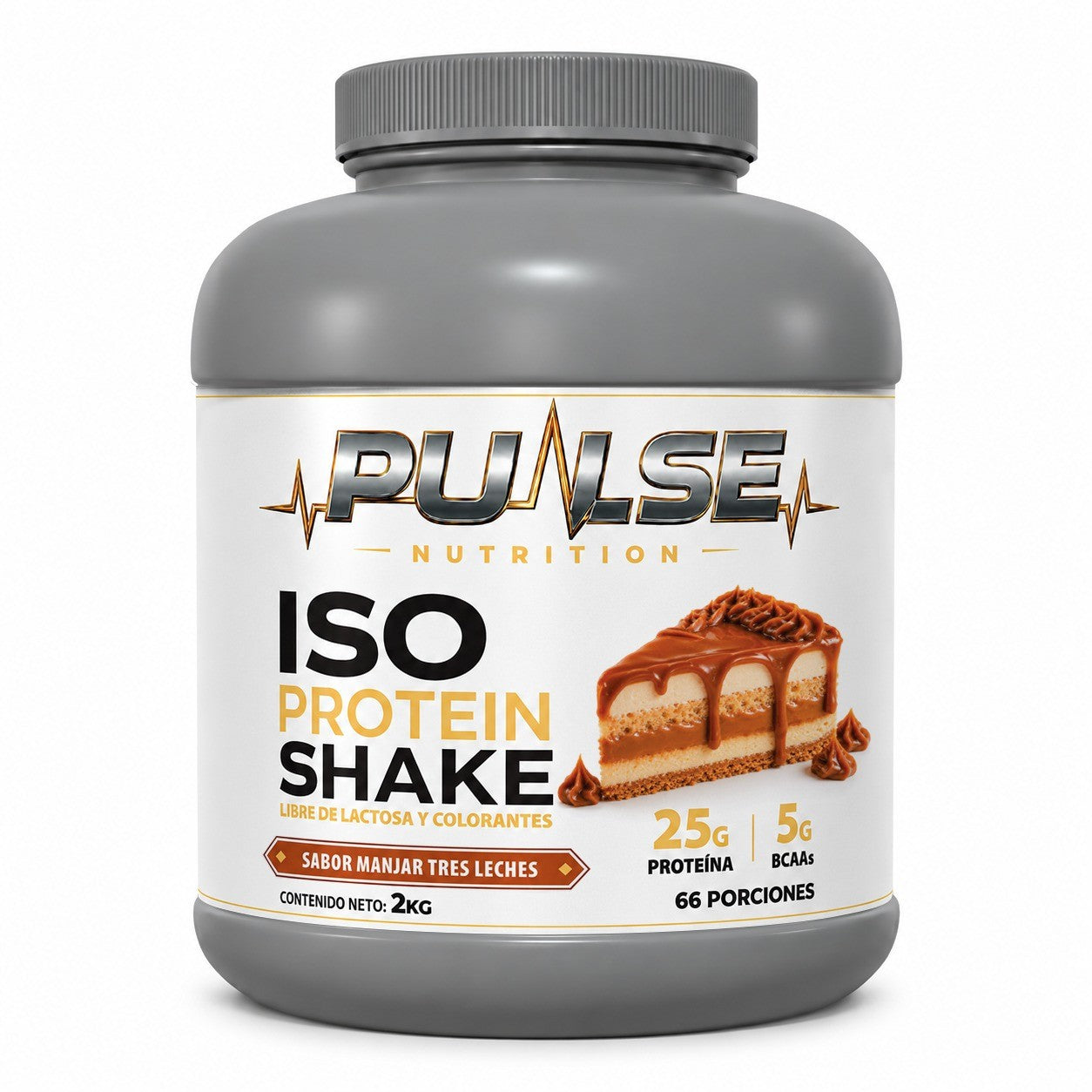 Proteína ISO Shake 2kg 66 Servicios - Pulse Nutrition